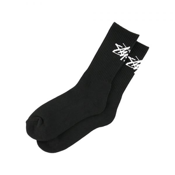 SLANTED SOCKS-BLK